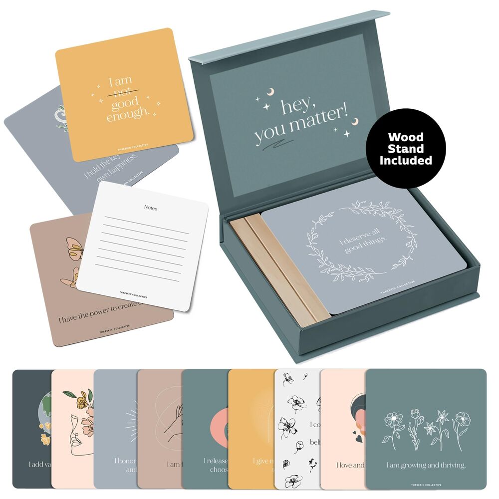 3021 ThreeKin Affirmation Cards for Mama - 30 Inspirational Cards